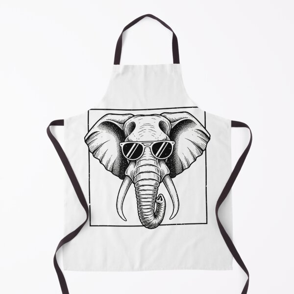 Aperçu de l'œuvre Cool Trunk Vibes – Vintage Elephant Logo créée et vendue par Pollock.
