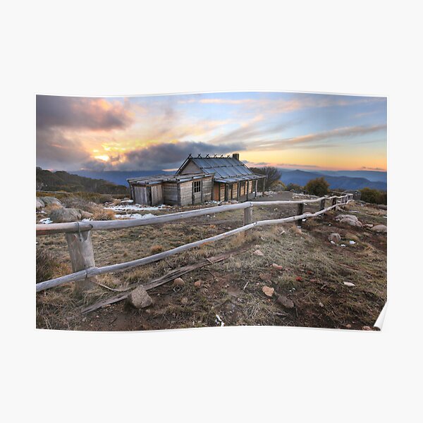 Craig's Hut, Mt Stirling, Australia Poster