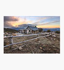 Craig's Hut, Mt Stirling, Australia Photographic Print