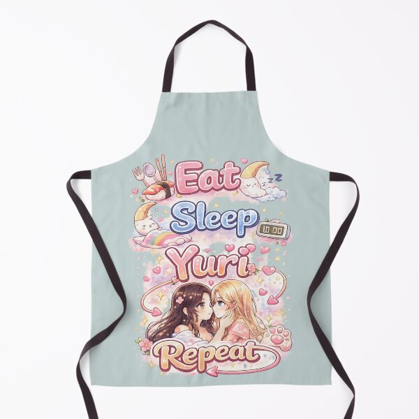 Item preview, Eat Sleep Yuri Repeat – Kawaii GL Anime Fandom Aesthetic designed and sold by Item Geeks.