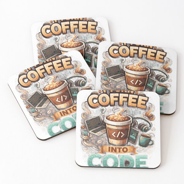 Item preview, I Turn Coffee Into Code – Programmer Coffee Shirt & Tech Lover Gift designed and sold by YK SHOP.
