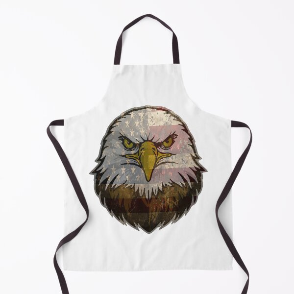 Item preview, Eagle Head with Vintage American Flag designed and sold by m2inspiration.