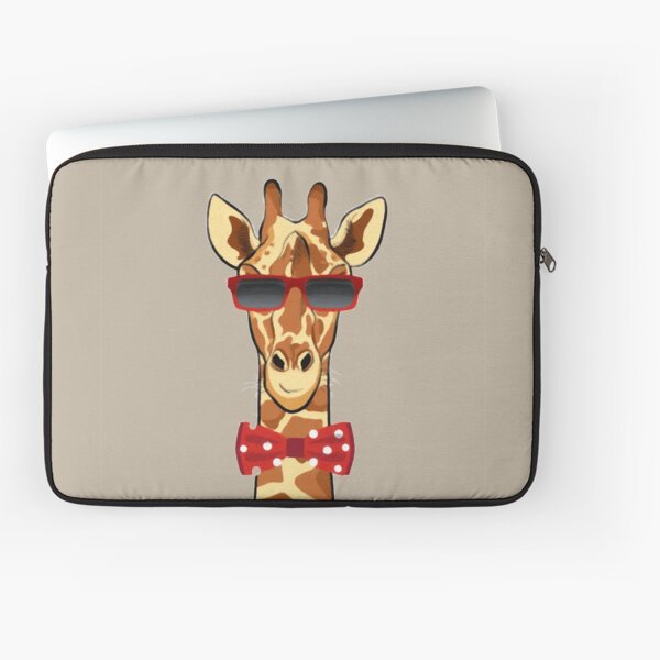 Preppy Giraffe Laptop Sleeve