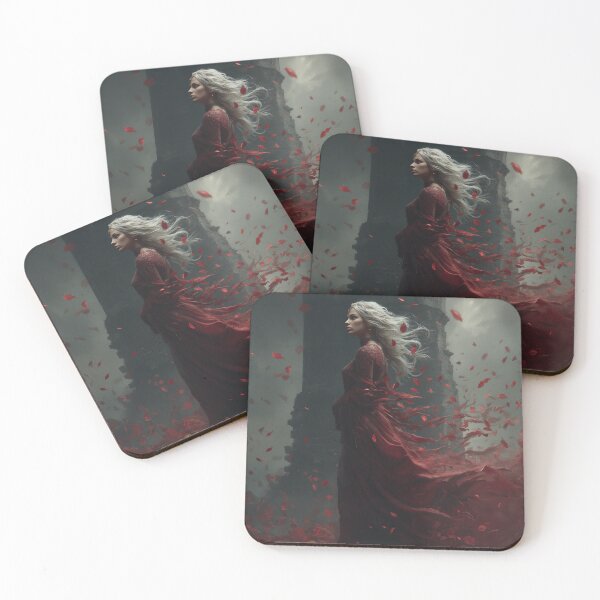 Item preview, Crimson Vigil at the Edge of Time designed and sold by oanaunciuleanu.