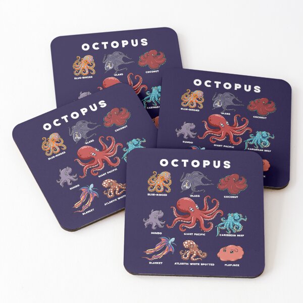 Item preview, Kawaii Octopuses of the World designed and sold by HRSCreates.