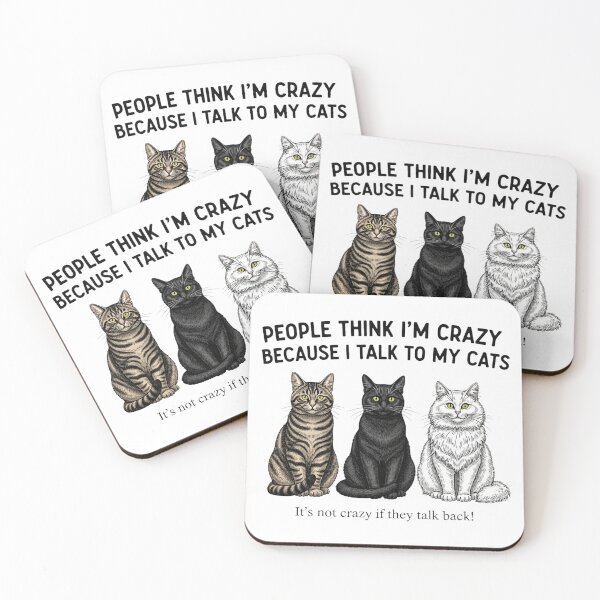 Item preview, Crazy Cat Person – Vintage Art designed and sold by Pollock.