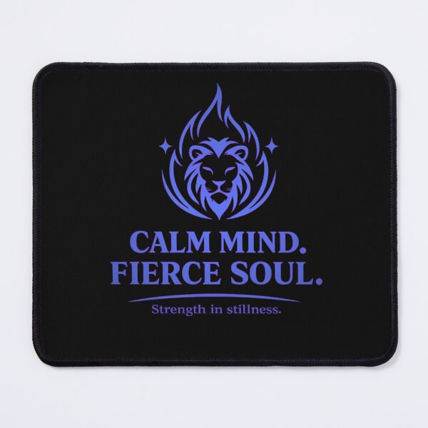 Item preview, Calm Mind Fierce Soul Shirt – Lion Strength Spiritual Quote Design designed and sold by AdicretorDesign.