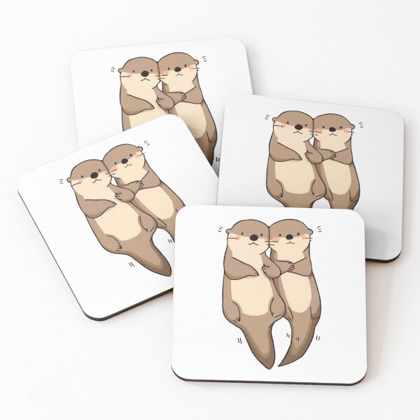 Item preview, Adorable Otter Couple Cute Animal Love designed and sold by SOUFIANE1991.