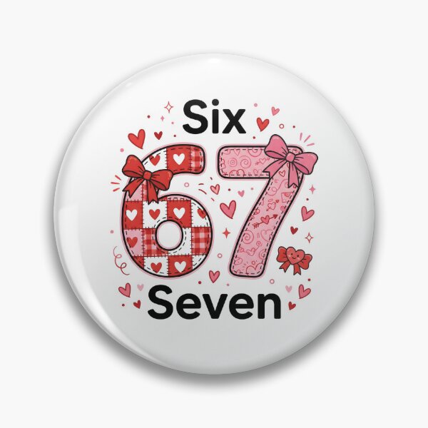 Item preview, Funny 6 7 Meme Valentine Shirt, Six Seven Joke, Cute Math Pun Love Gift, Valentine Graphic Tee designed and sold by saloui.