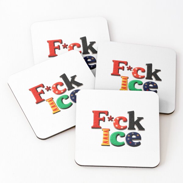 Item preview, Fuck ICE Bold Anti Immigration Enforcement Statement designed and sold by SkeletonsDanger.