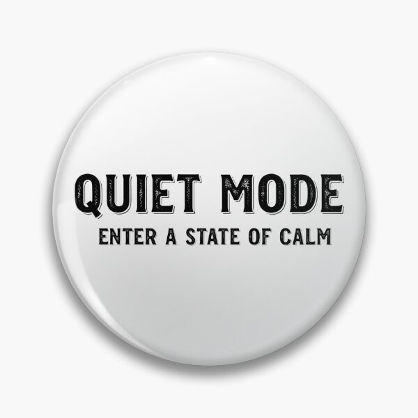 Item preview, Quiet Mode – Vintage Typography designed and sold by Pollock.