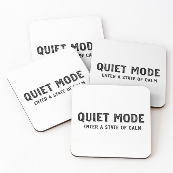Item preview, Quiet Mode – Vintage Typography designed and sold by Pollock.