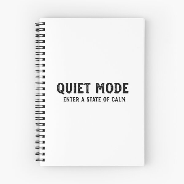 Item preview, Quiet Mode – Vintage Typography designed and sold by Pollock.