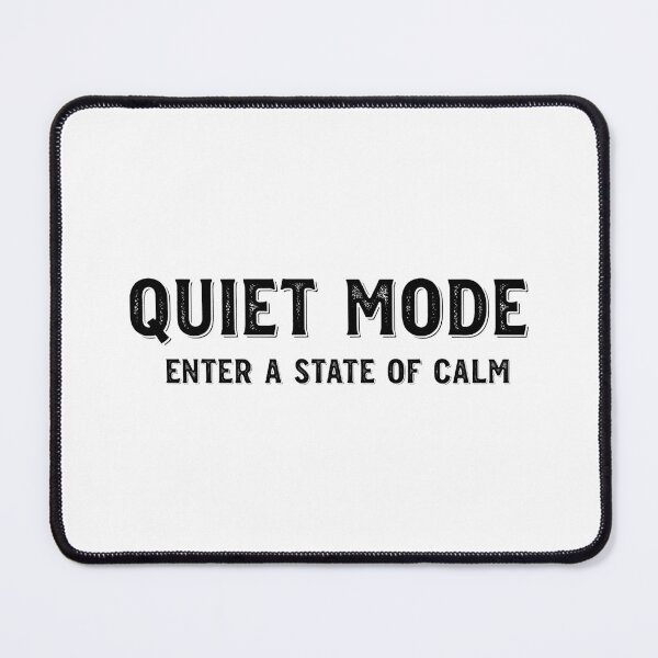 Item preview, Quiet Mode – Vintage Typography designed and sold by Pollock.