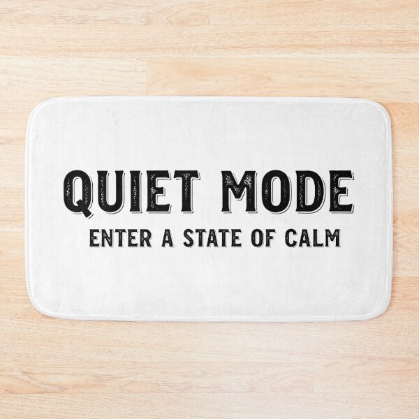 Item preview, Quiet Mode – Vintage Typography designed and sold by Pollock.