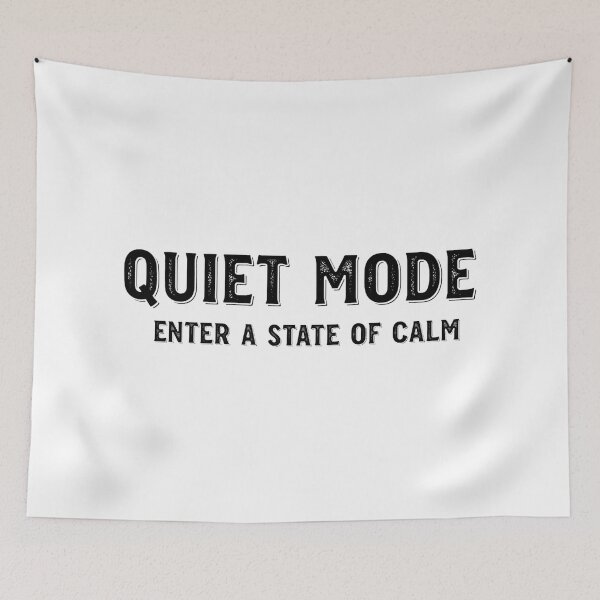 Item preview, Quiet Mode – Vintage Typography designed and sold by Pollock.