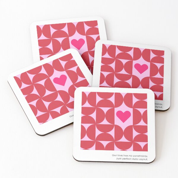 Item preview, Our Love Has No Constraints. Just Perfect Auto Layout — Designer Valentine Statement designed and sold by Artio-ArtShop.