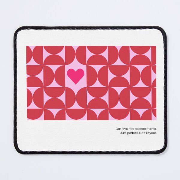 Item preview, Our Love Has No Constraints. Just Perfect Auto Layout — Designer Valentine Statement designed and sold by Artio-ArtShop.