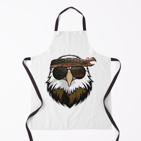 Item preview, Patriotic Eagle with Vintage Bandana and Sunglasses designed and sold by m2inspiration.