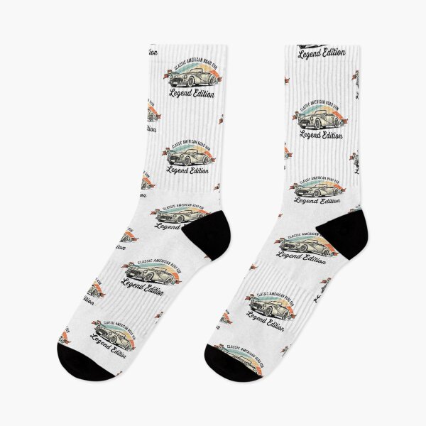 Item preview, Classic American Road Run – Vintage Car Logo designed and sold by Pollock.