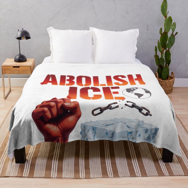 Item preview, Abolish ICE Raised Fist Immigration Protest Statement designed and sold by SkeletonsDanger.