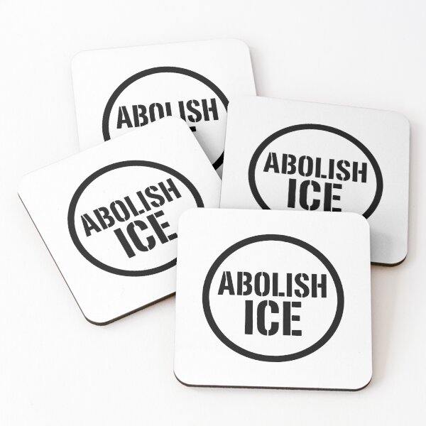 Item preview, Abolish ICE Minimal Protest designed and sold by SkeletonsDanger.
