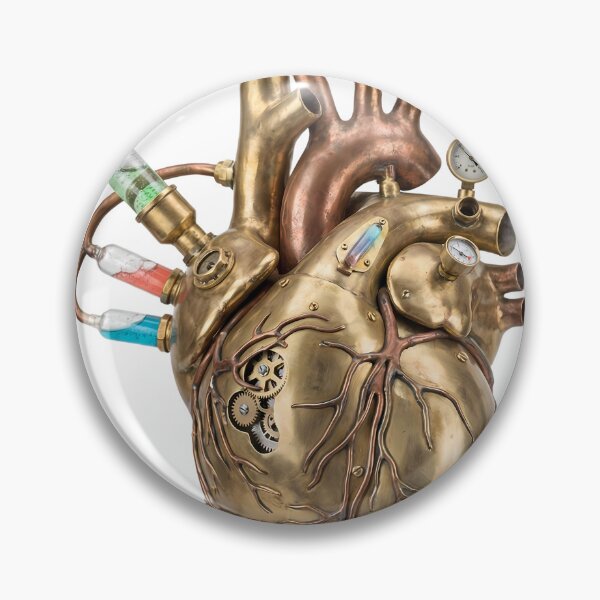 Item preview, Steampunk Heart - Mechanical Anatomy Design designed and sold by Neon Nature Studio.