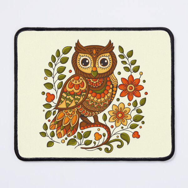 Item preview, Autumn Oracle Owl designed and sold by TheRightNotes.