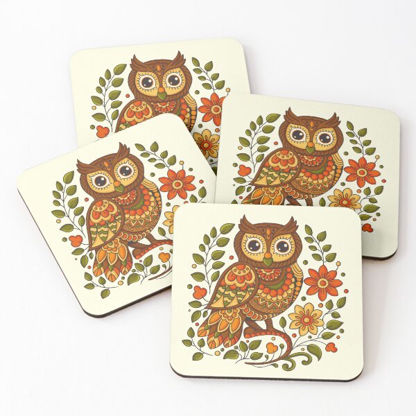 Item preview, Autumn Oracle Owl designed and sold by TheRightNotes.