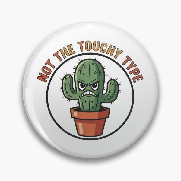 Item preview, Not the Touchy Type – Vintage Cactus designed and sold by Pollock.