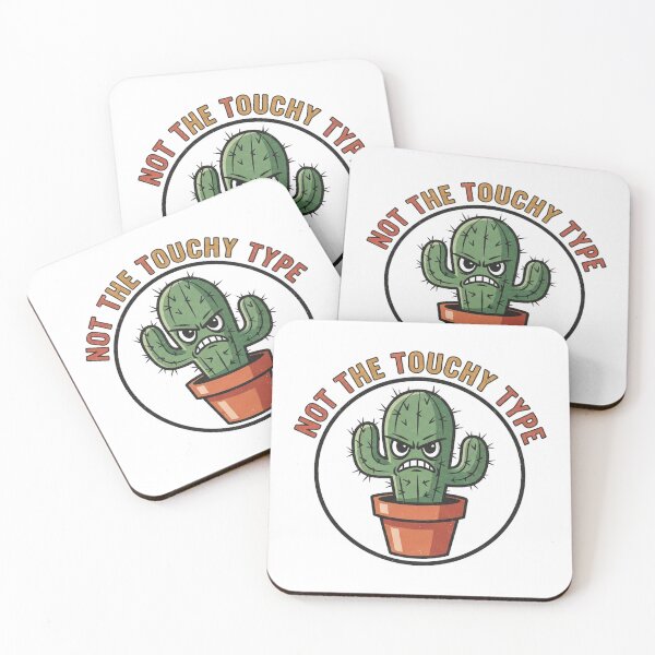 Item preview, Not the Touchy Type – Vintage Cactus designed and sold by Pollock.