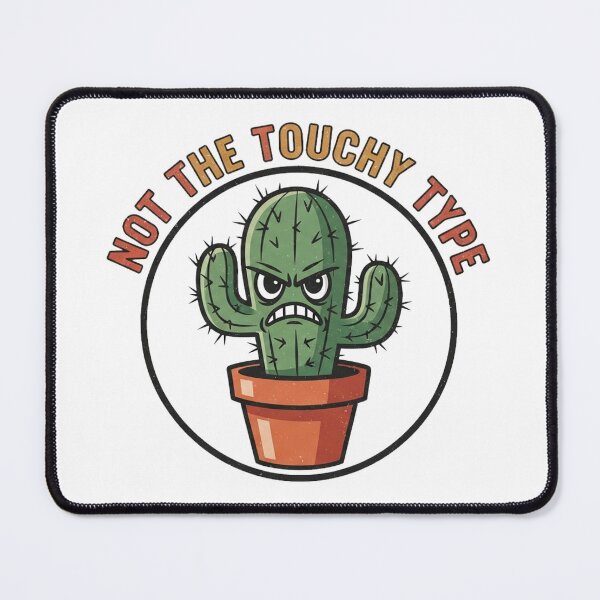 Item preview, Not the Touchy Type – Vintage Cactus designed and sold by Pollock.