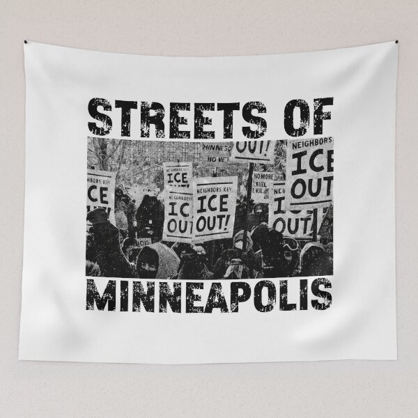 Item preview, Streets Of Minneapolis Right Now , Ice Out, Abolish ICE , Anti ICE Political designed and sold by Starry Night Creative Art.