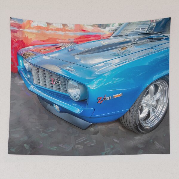 Item preview,  1969 Blue Z28 Camaro SS 302 X356 designed and sold by RichFrancoCars.