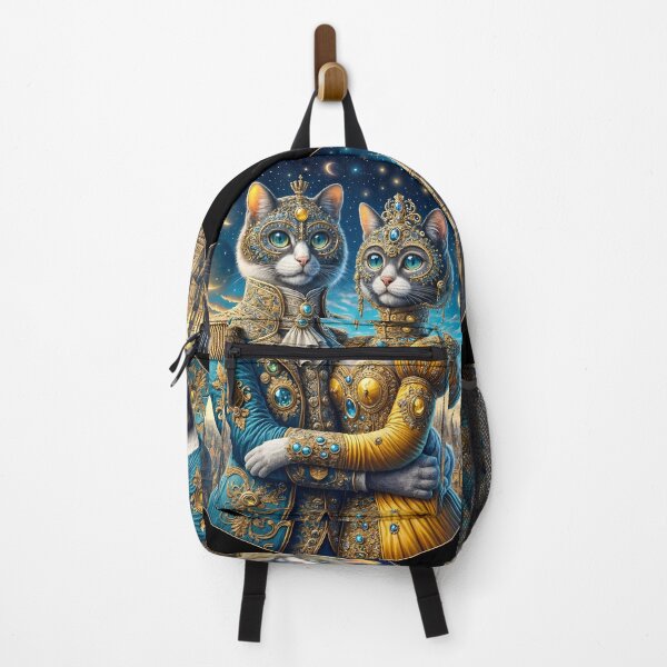 Item preview, Fantastic royal portrait of a pair of cats designed and sold by KunstGeist.