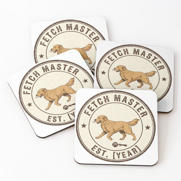 Item preview, Vintage Retro Fetch Master Dog Badge designed and sold by Silent Watch Threads..