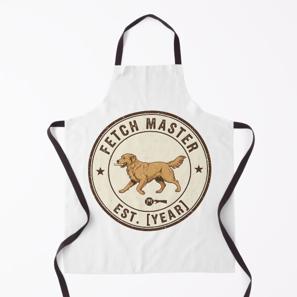 Item preview, Vintage Retro Fetch Master Dog Badge designed and sold by Silent Watch Threads..