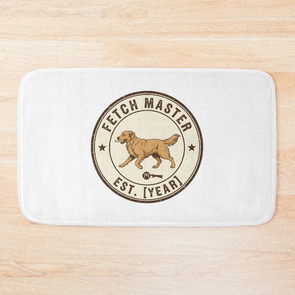Item preview, Vintage Retro Fetch Master Dog Badge designed and sold by Silent Watch Threads..