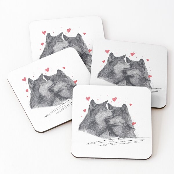 Item preview, Eternal Wolf Love designed and sold by Bymonale.