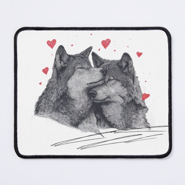 Item preview, Eternal Wolf Love designed and sold by Bymonale.