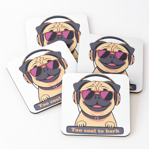 Item preview, Funny Pug Dog designed and sold by Pixel&Palette Studio.