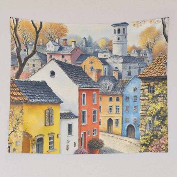 Item preview, Small town idyll designed and sold by sid1802.