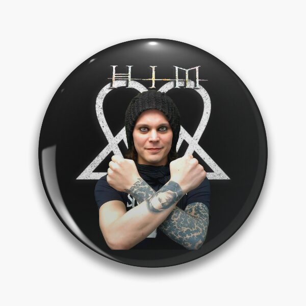 Item preview, Ville Valo_HIM--heartagram designed and sold by MusicVibesTee.