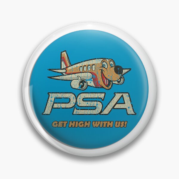 Item preview, PSA Airlines - catch a Smile vintage airlines designed and sold by PIXEL POP DESIGNS - Beyond the Norm!.