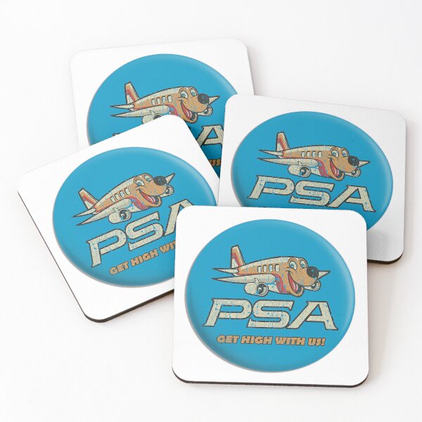 Item preview, PSA Airlines - catch a Smile vintage airlines designed and sold by PIXEL POP DESIGNS - Beyond the Norm!.