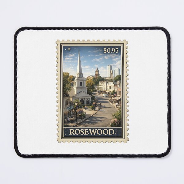 Item preview, Rosewood Stamp Sticker designed and sold by ouatisworld.
