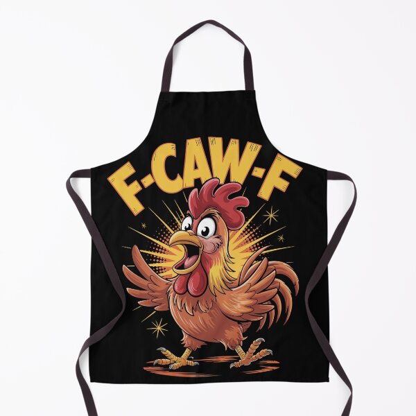 Item preview, Copy of F-CAW-F Rooster – Funny Chicken Pun Shirt designed and sold by Stuff-and-Smile.