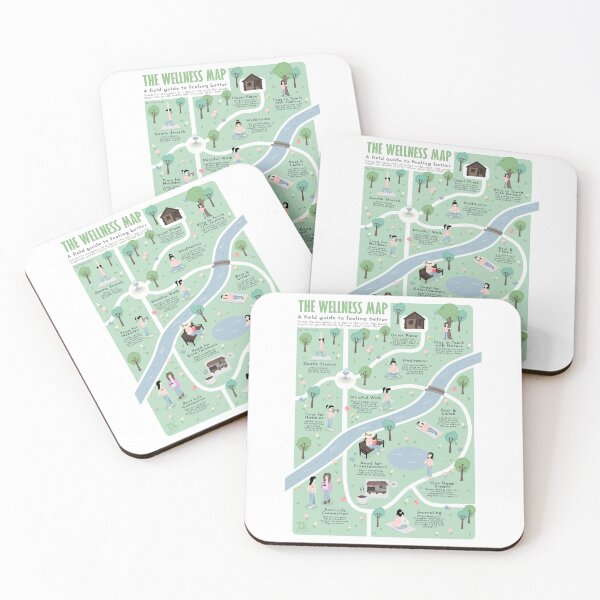Item preview, The Wellness Map – A Visual Guide to Feeling Better (TKsuited) designed and sold by TKsuited.