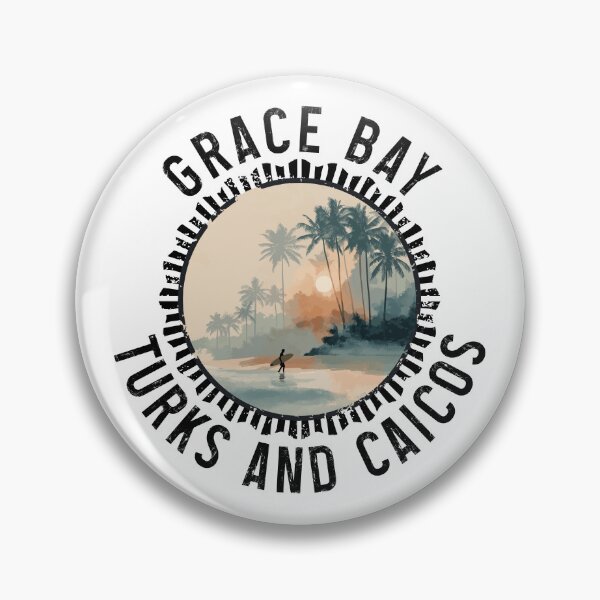 Item preview, Grace Bay - Turks and Caicos (with Black Lettering) designed and sold by VelvetRoom.