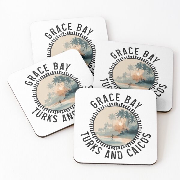 Item preview, Grace Bay - Turks and Caicos (with Black Lettering) designed and sold by VelvetRoom.
